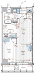 MAXIV竹ノ塚の物件間取画像